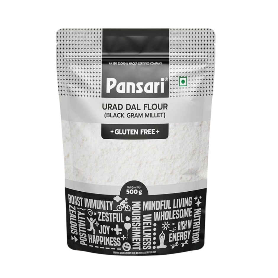 Pansari Urad Dal Atta - Black