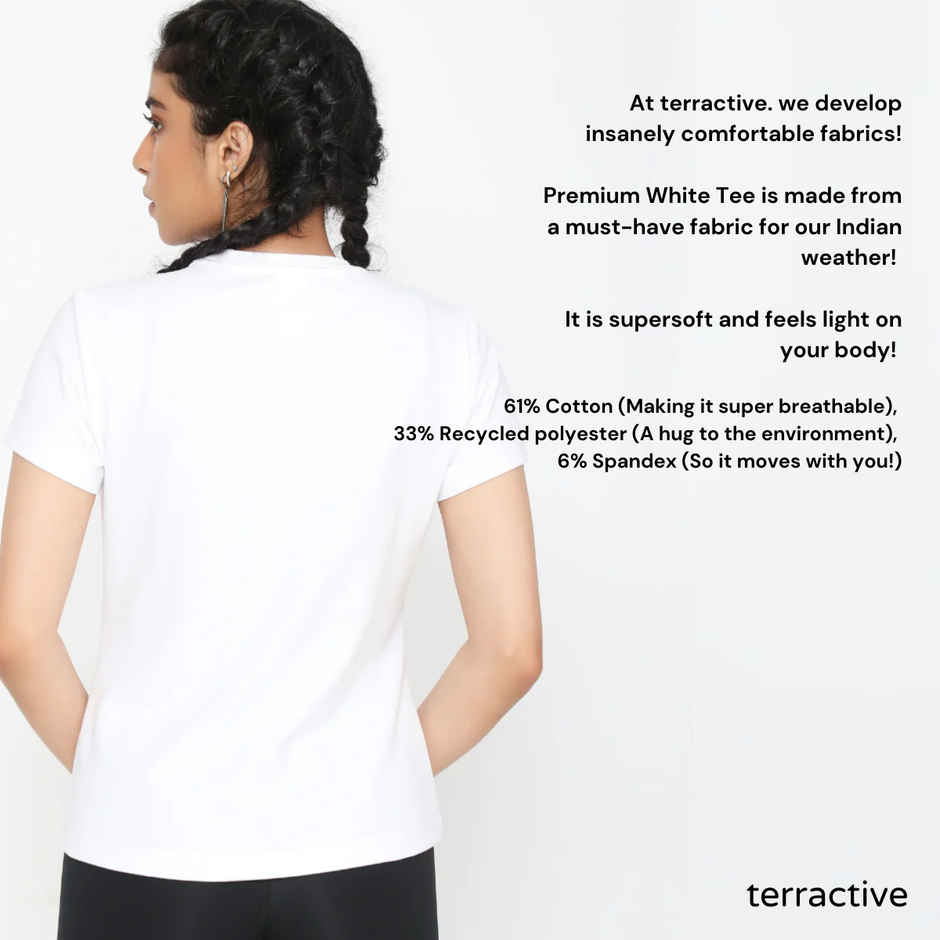 Terractive Women's Premium Tee | White - S