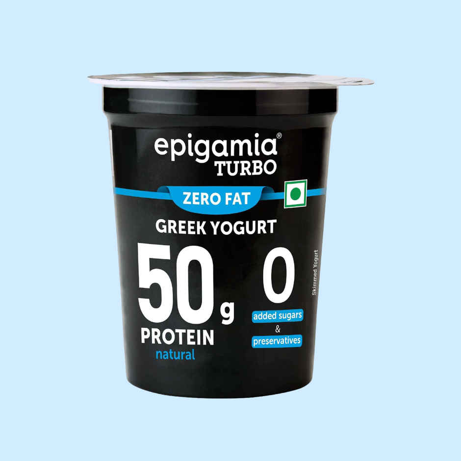 Epigamia 50 G Protein Turbo Yogurt, Natural