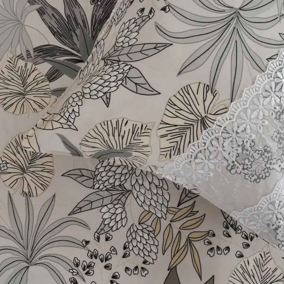 Dream Living California | 3 | 4 Pcs Comforter Set Printed Reversible Super Soft Satin Micropeach | Sky Blue