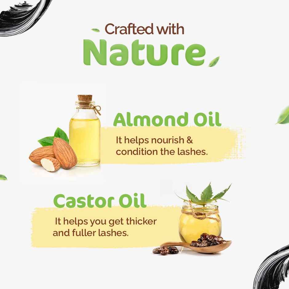 Mamaearth Lash Care Volumizing Mascara With Castor Oil & Almond Oil For 2x Instant Volume