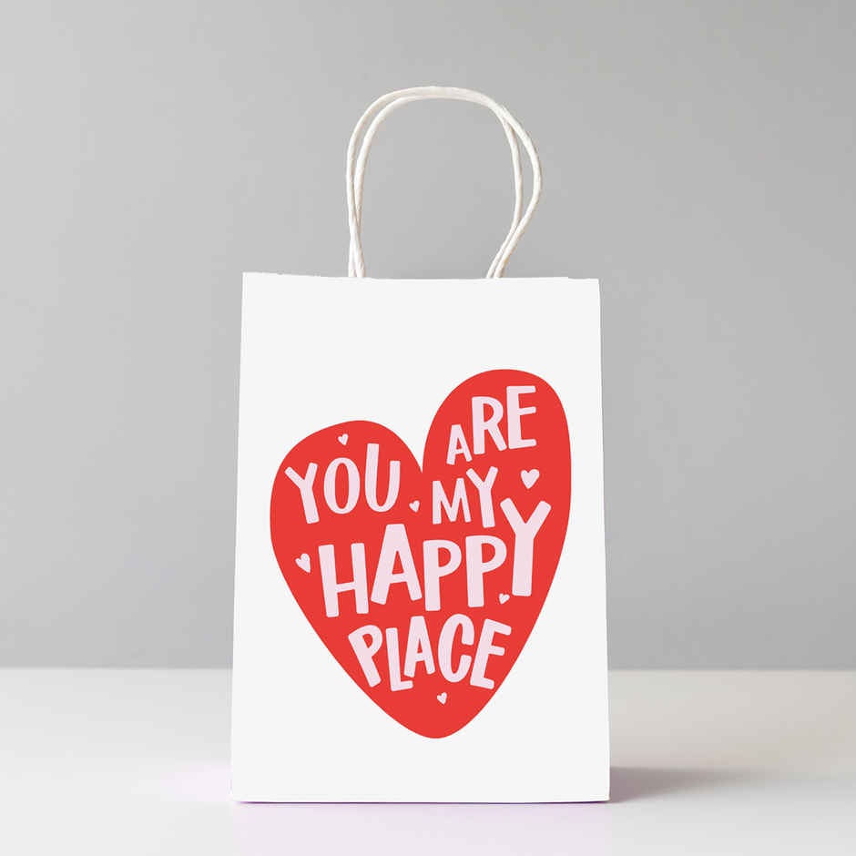 My Happy Place Gift Bag Large | 16x12x4 Inch | Oye Happy