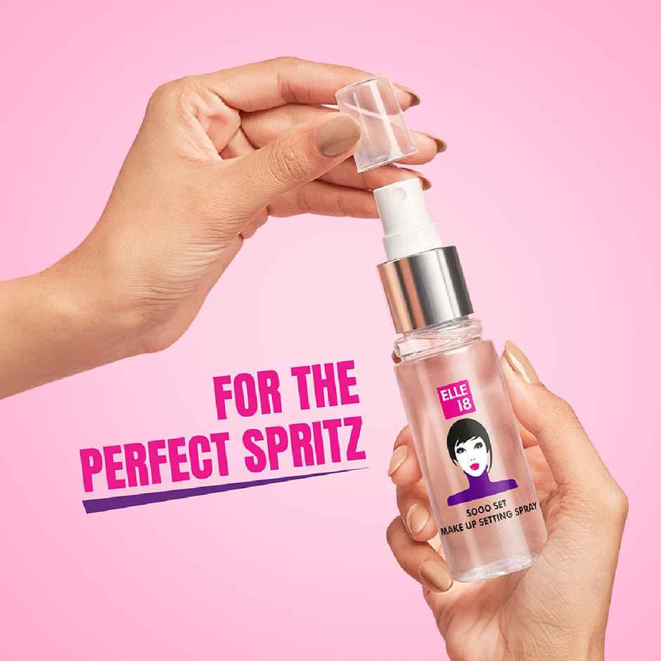 Elle 18 SOOO Set Setting Spray | Long-Lasting, Hydrating & Non-Sticky Makeup Fixer