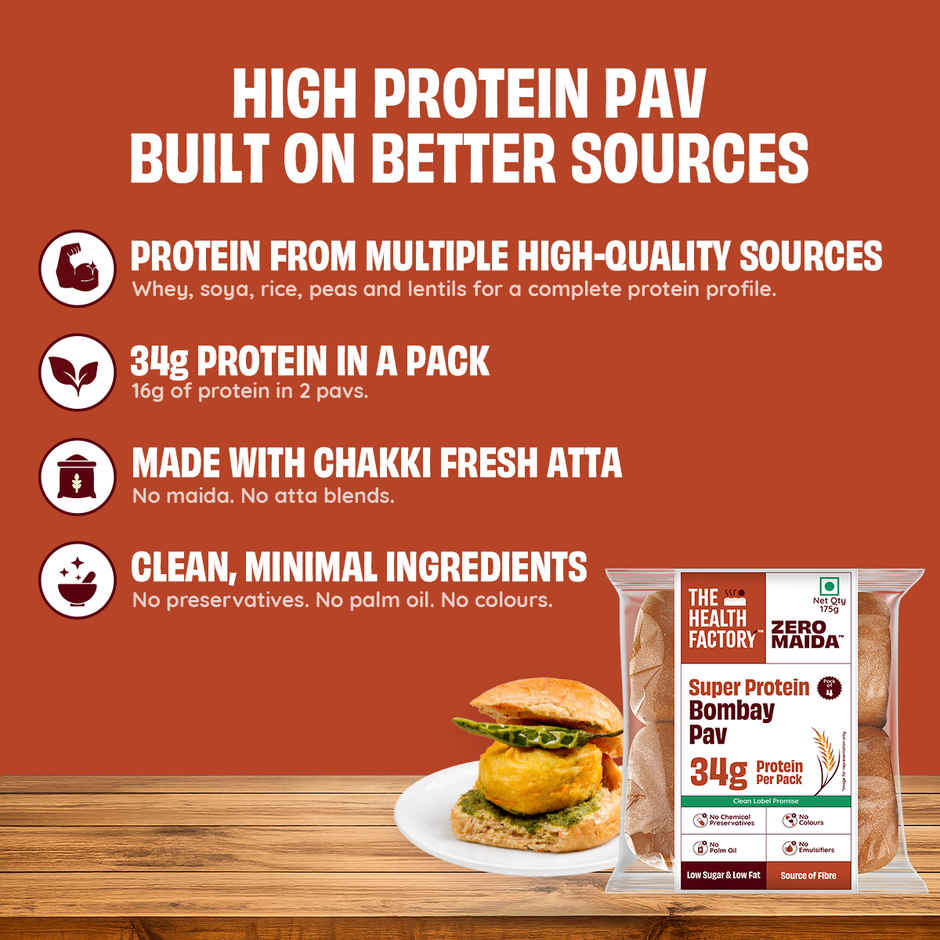 Zero Maida Super Protein Bombay Pav