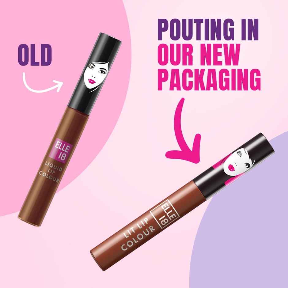 Elle 18 Liquid Lip Color | Nutty Latte | Smooth & Stylish