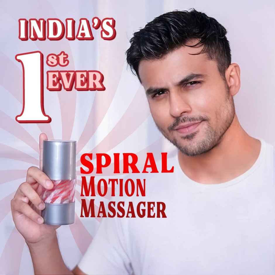 Calmras Spiral Motion Stroker Personal Massager for Men