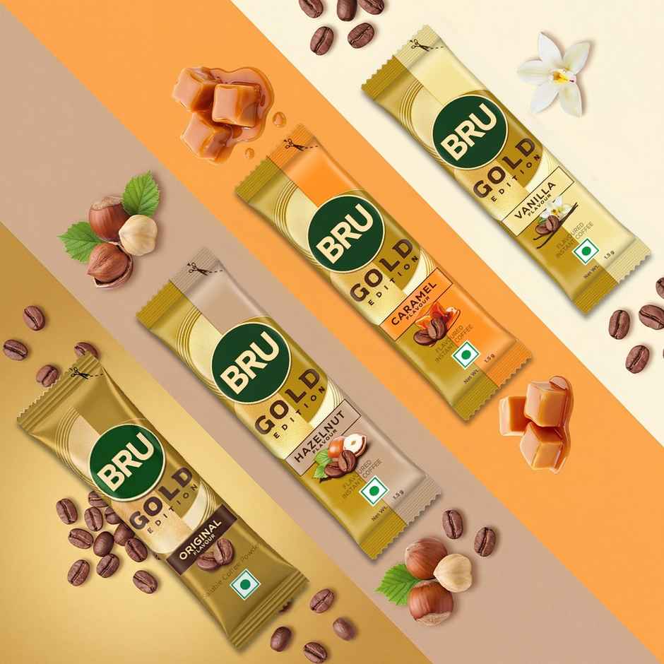 Bru Gold Flavoured Coffee Assorted Stick Sachets