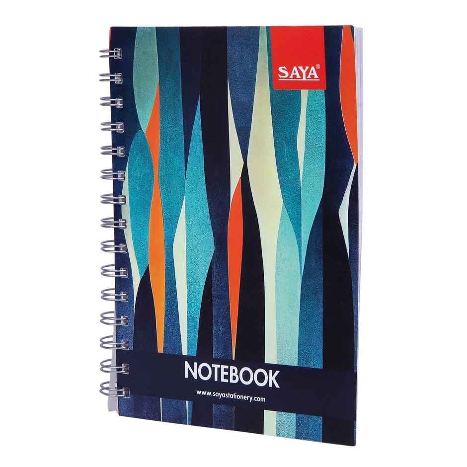 Premium A5 Spiral Notebook with Printed PP Cover, 160 Pages, Wire Binding | Assorted