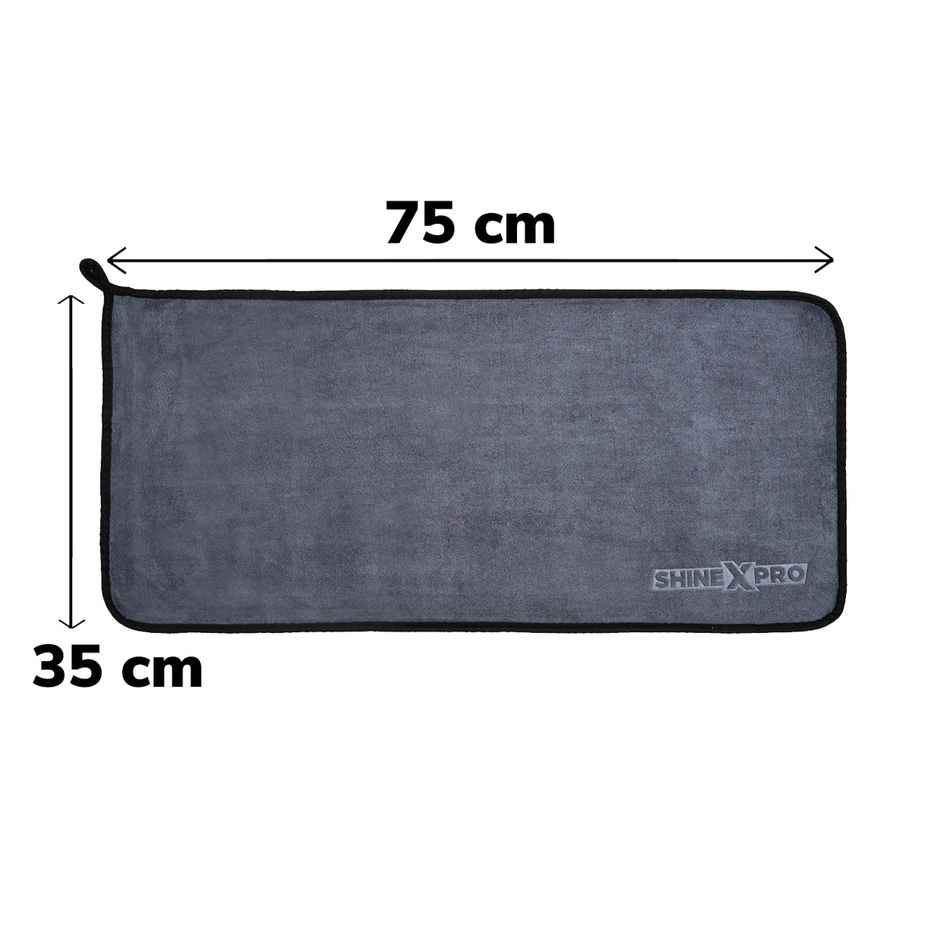 ShineXPro Microfiber Car Cleaning Cloth - 500 GSM | 35 x 75 cm