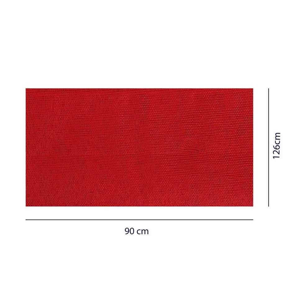 Red Puja Cloth | Puja Vastra | Blouse Piece | 1.25 m | Chandar