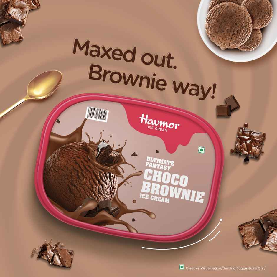 Havmor Choco Brownie Ice Cream Tub | Rich & Chocolatey