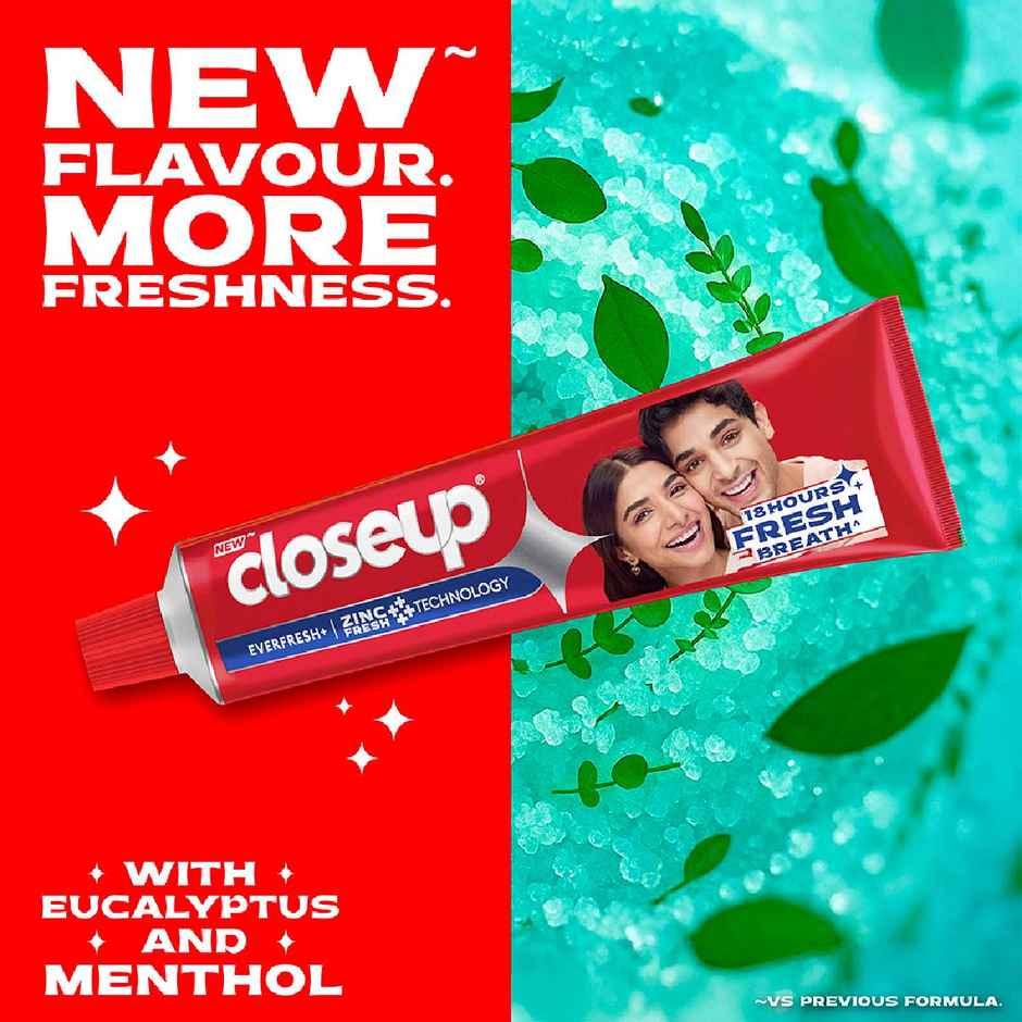 Closeup Toothpaste | Long lasting 18 Hours Of Fresh Breath & White Teeth
