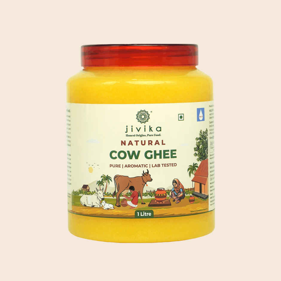 Jivika Natural Cow Ghee | Traditionally Churned Bilona Method