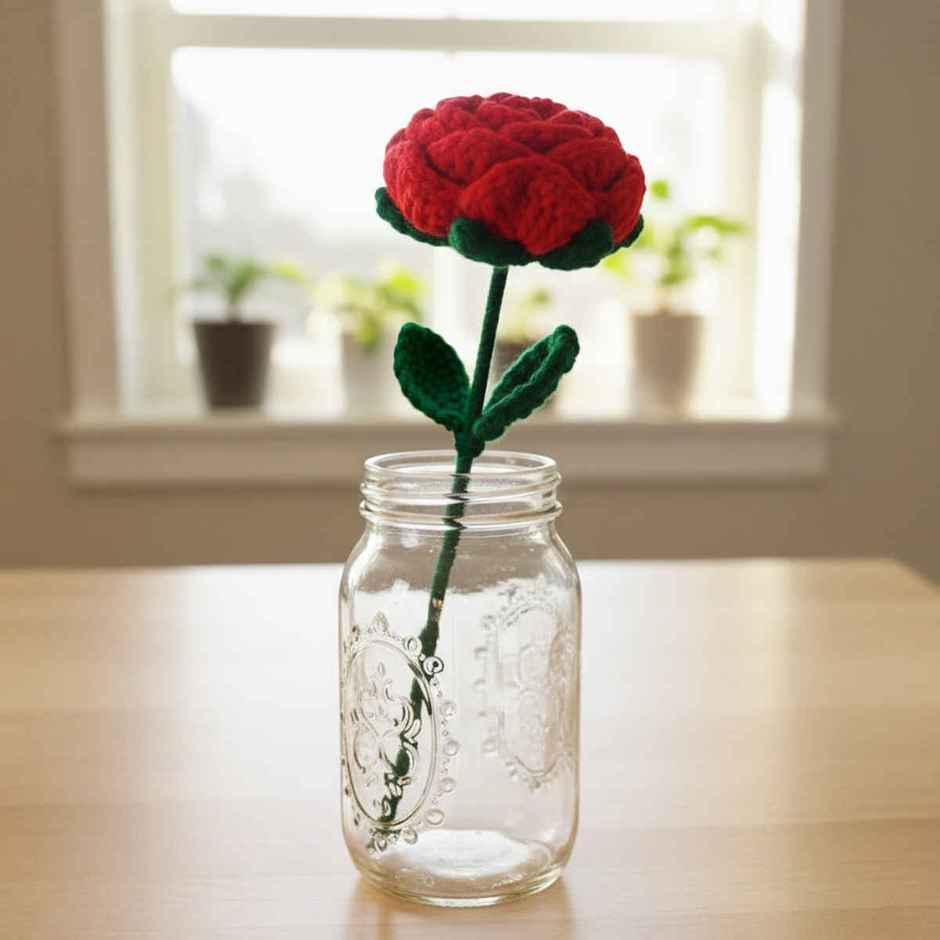 Crochet Rose | Decorative Flower | Mad Over Print