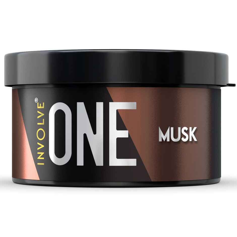 Involve Your Senses One Musk Organic Car Perfume, Strong Fiber Air Freshener - Ione01