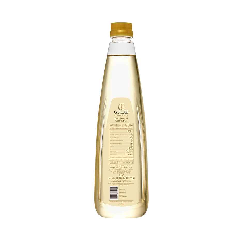 Gulab Coconut Cold Pressed Oil (Nariyal Oil) | Bottle