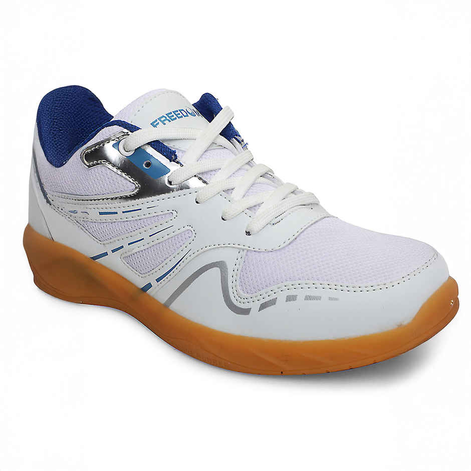 Liberty Apparel Men's Freedom Aspire-1E Badminton Shoes | Sky Blue - UK 8