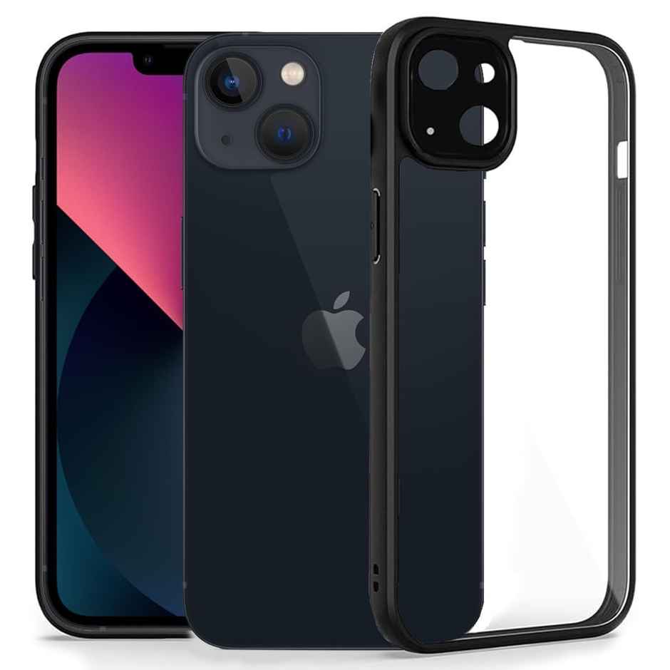 Kapaver Iphone 13 Back Cover Case | Hybrid - Black