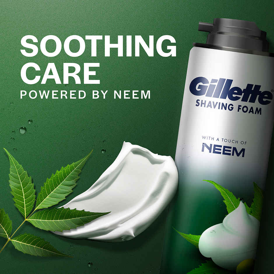 Gillette Pre Shave Foam, Neem