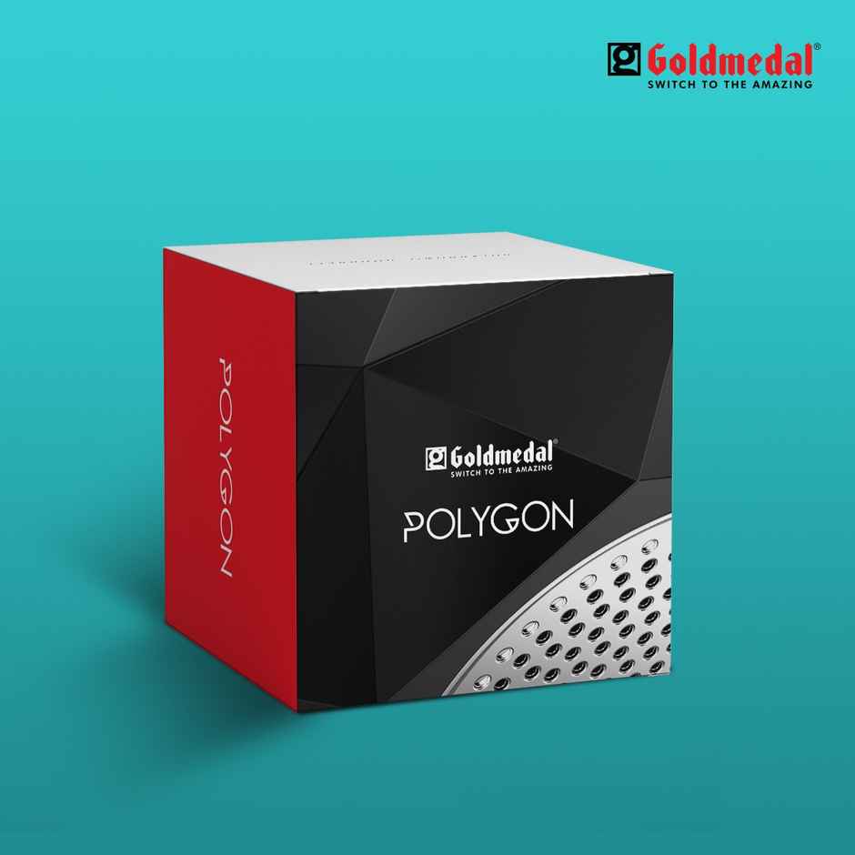 Goldmedal Polygon Door Bell | Wired Electric Door Chime | Calling Bell For Home | Door Bell for Office, School | Single Tone Door Bell