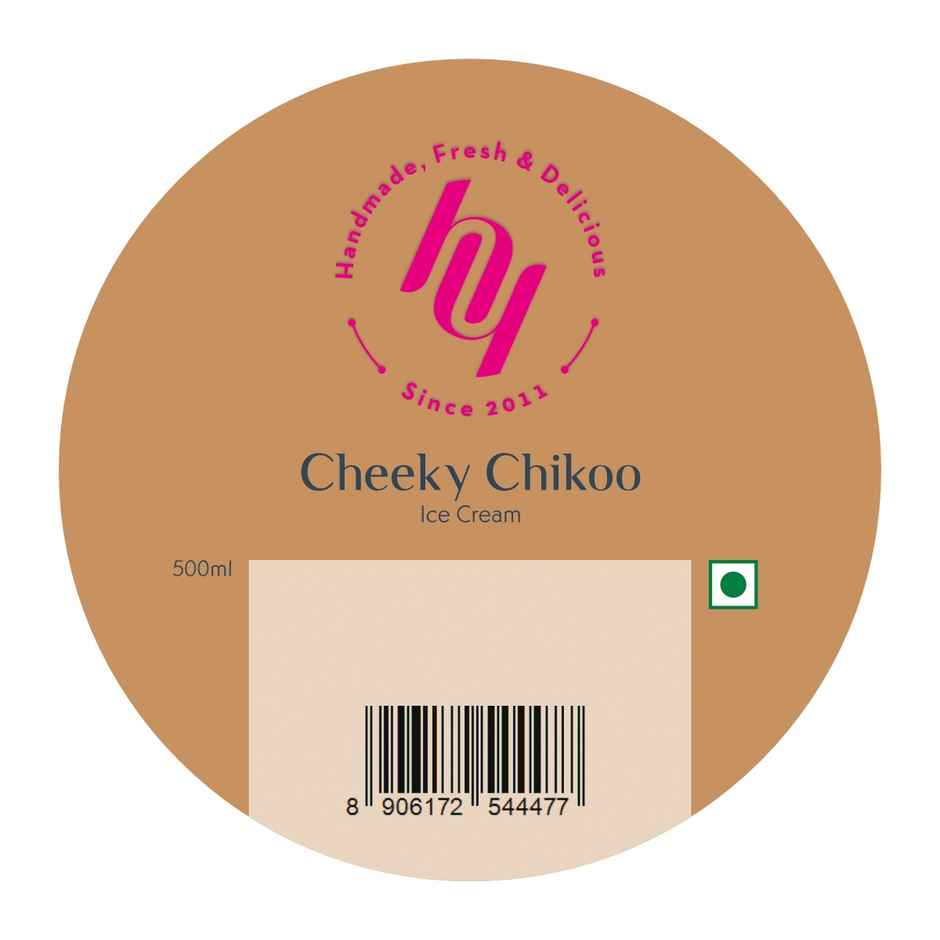 Huber & Holly Cheeky Chikoo Ice Cream Tub