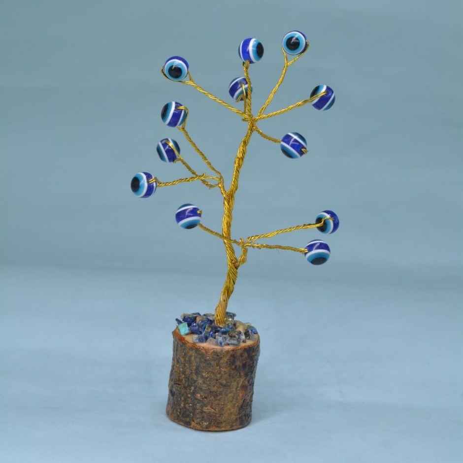 Seetara Evil Eye Crystal Tree - Blue | One Size