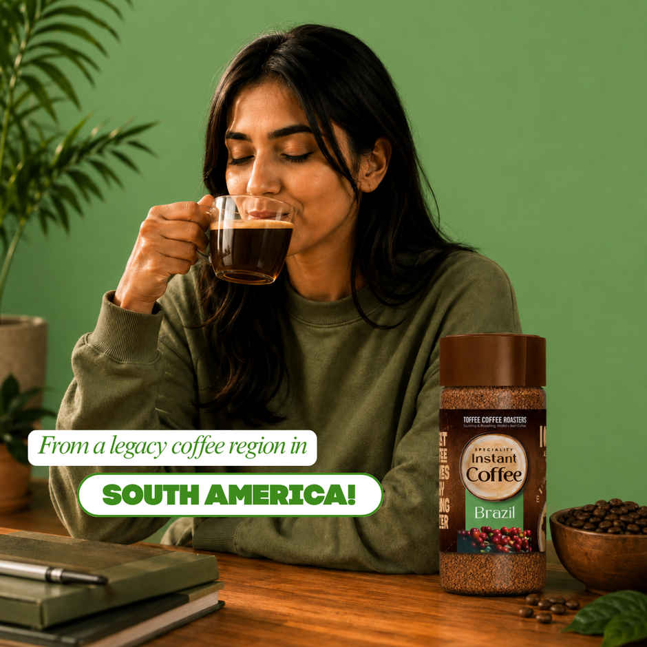 Toffee Brazil Speciality Coffee Roasters Organic Instant Coffee