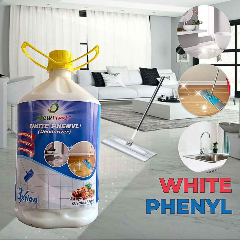 Dew Fresh WHite Phenyl Floor Cleaner Combo