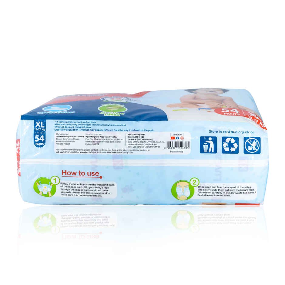 LuvLap Pant Style Diaper | XL | 54 pcs