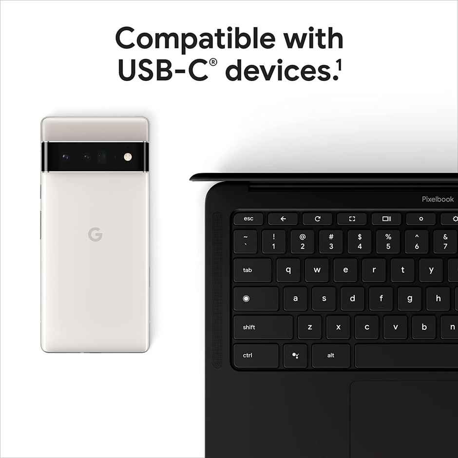 Ailkin 30W USB-C Fast Charger Adaptor for Pixel 9| 8| 7| 6 Series & All USB-C Devices| White