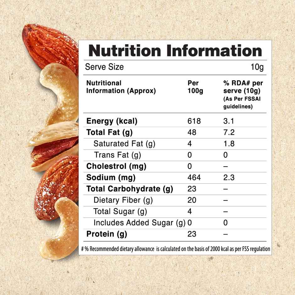 MOM Roasted Cashews, Almonds & Pista Nut Mix Combo