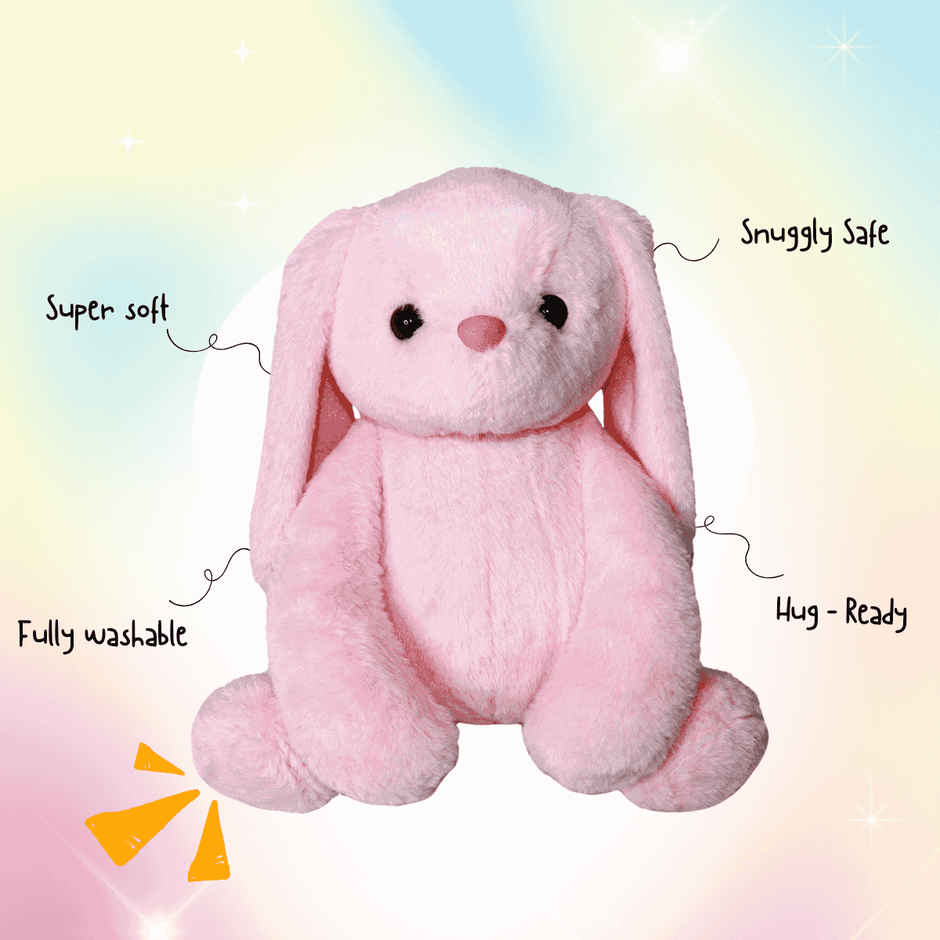 Toytales Candy Bunny 35cm|Soft Toy | Toys For Kids | Birthday Gift | Plushie Stuffed Toys |Animal