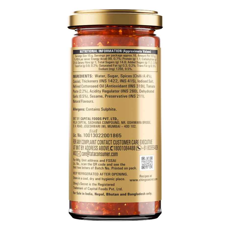 Ching's Premium Schezwan Stir Fry Sauce, Ready to Cook Sauce, No Added Colour, No MSG