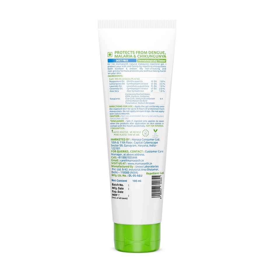 Mamaearth Natural Mosquito Repellent Gel | Protects From Dengue, Malaria & Chikungunya