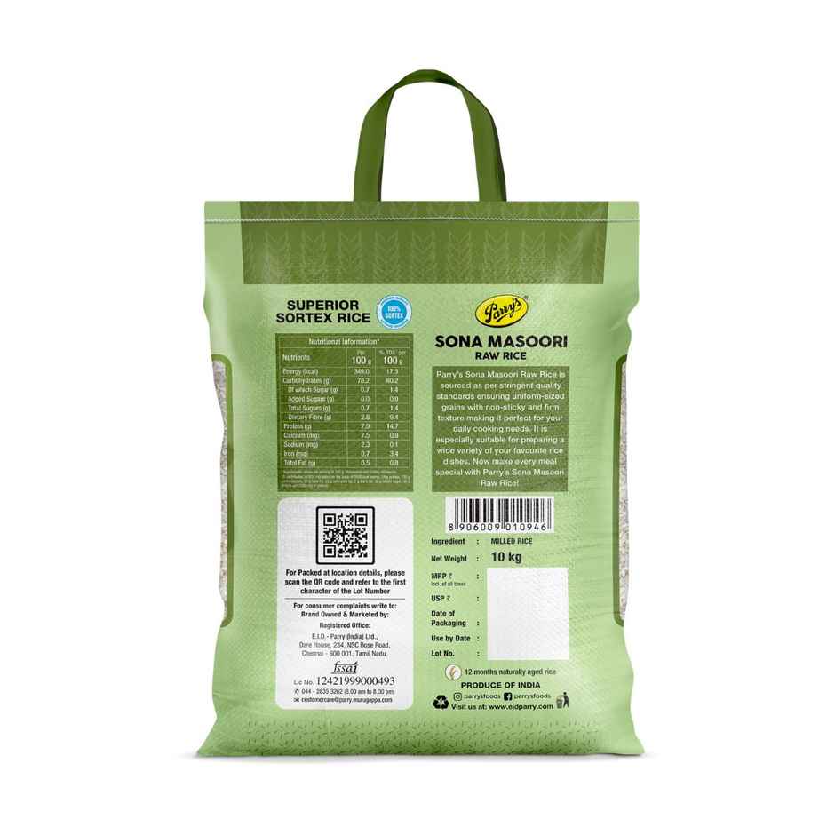 Parry's Sona Masoori Raw Rice