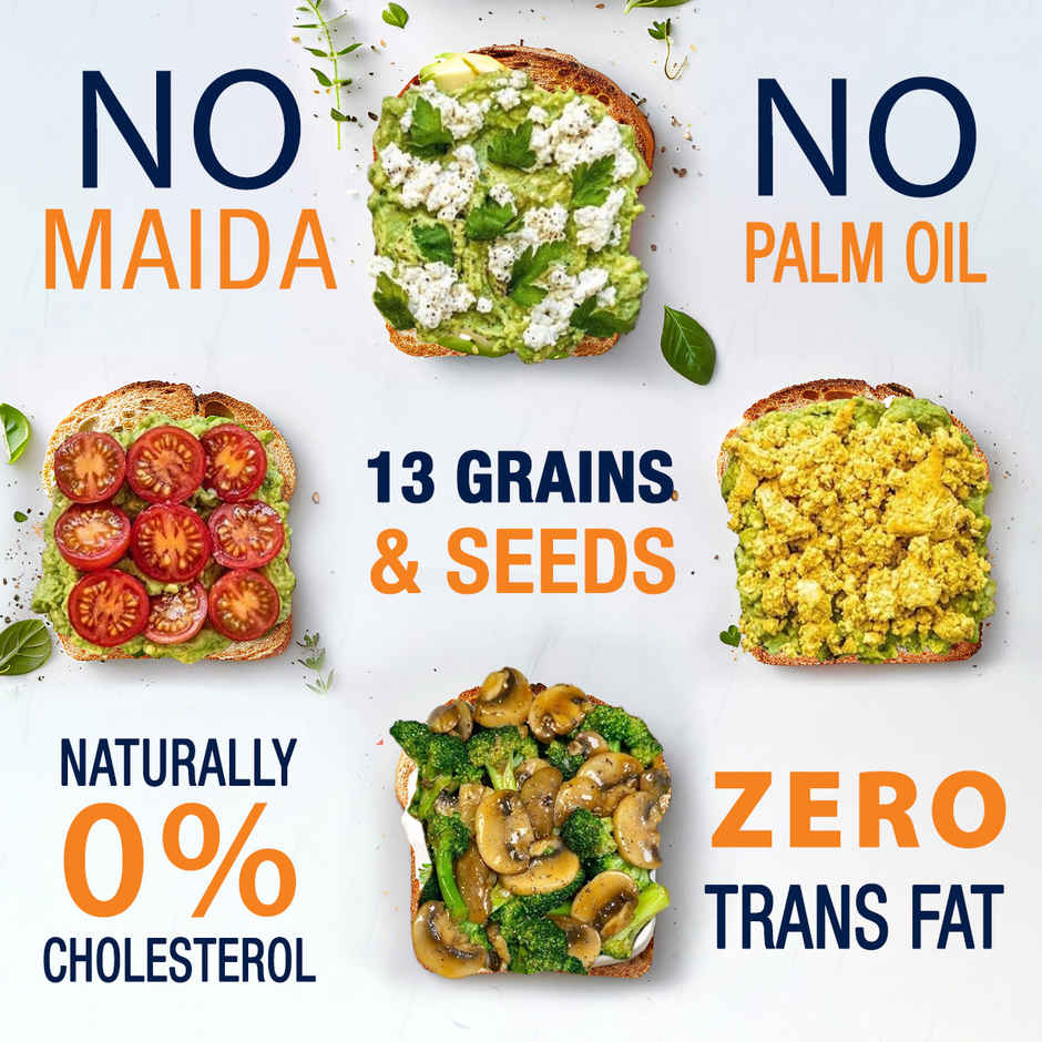 Harvest Gold - Multigrain Bread- 13 Grains & Seeds (Zero Maida) Combo