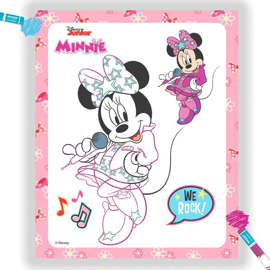 Itoys Colouring Frame-minnie Mouse (Colour May Vary)