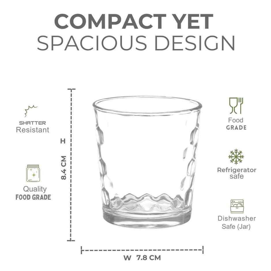 Yera Coolwave 245 ml Water/Juice Tumbler Set | 6 pcs