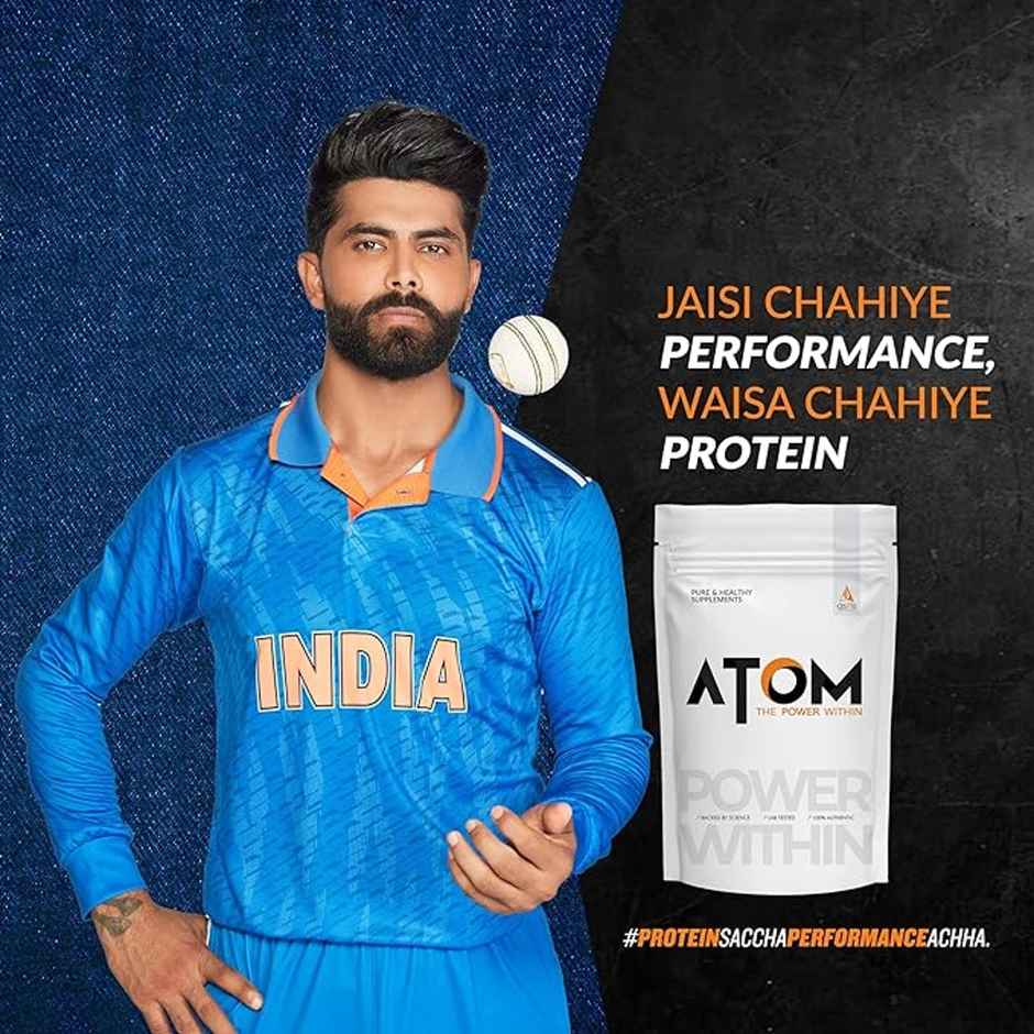 AS-IT-IS Nutrition ATOM Nitro Whey with Creatine I 33g Protein, Double Rich Chocolate