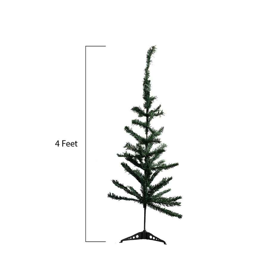 Artificial Christmas Tree | 4 ft | Ideal for Home, Office & Party Decor | Easy to Set Up | Picfest