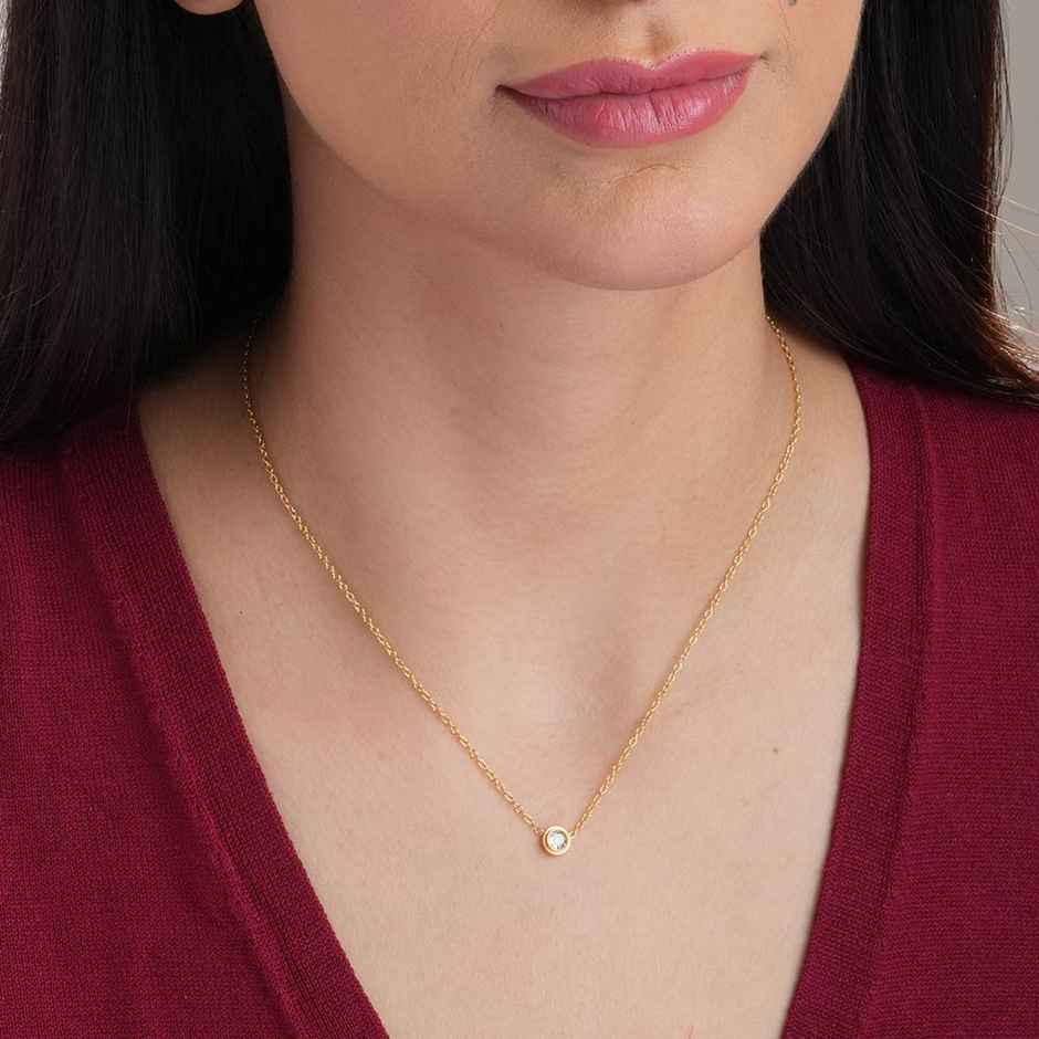 Palmonas Stone & Strand Necklace for Women | Waterproof and Anti-Tarnish