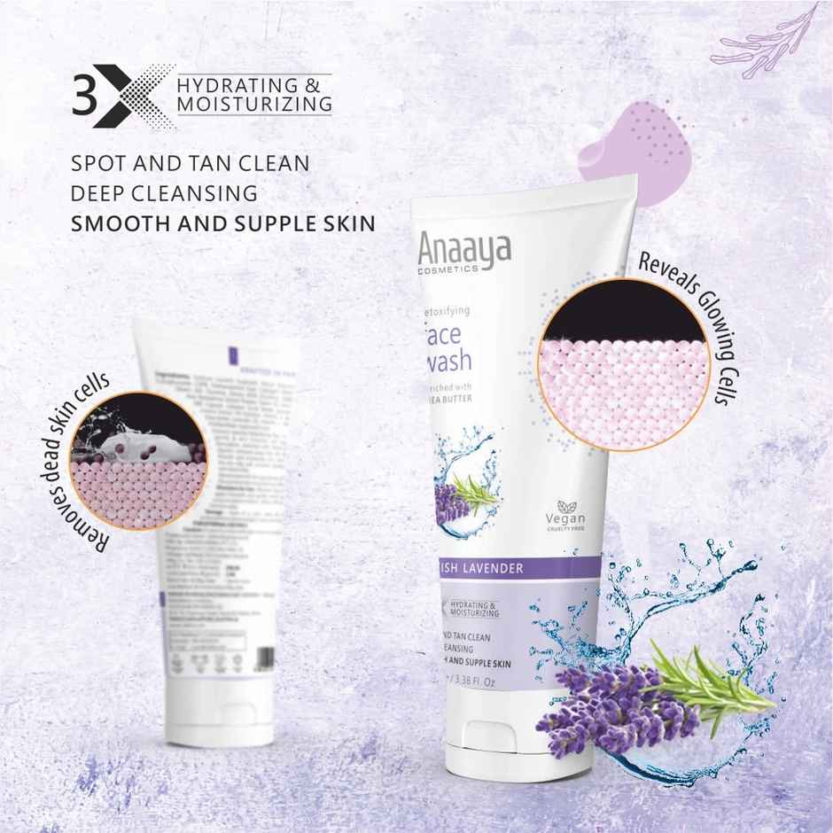 Anaaya Detoxifying Face Wash - Lavish Lavender