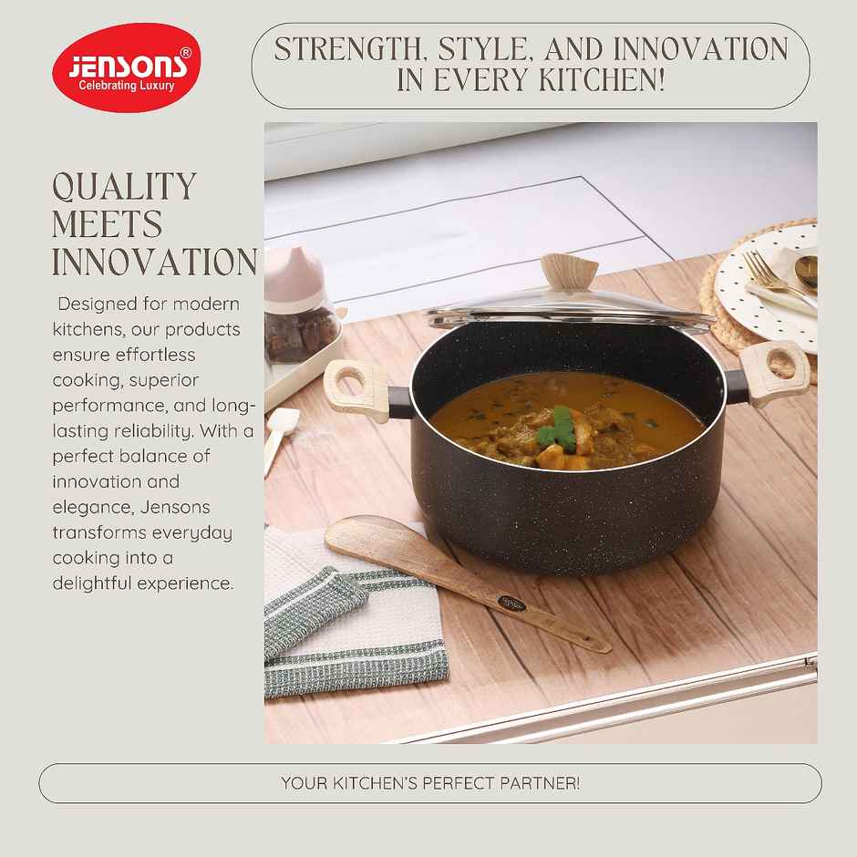 Jensons Cuisine Deep Casserole / Biryani Pot 28 cm