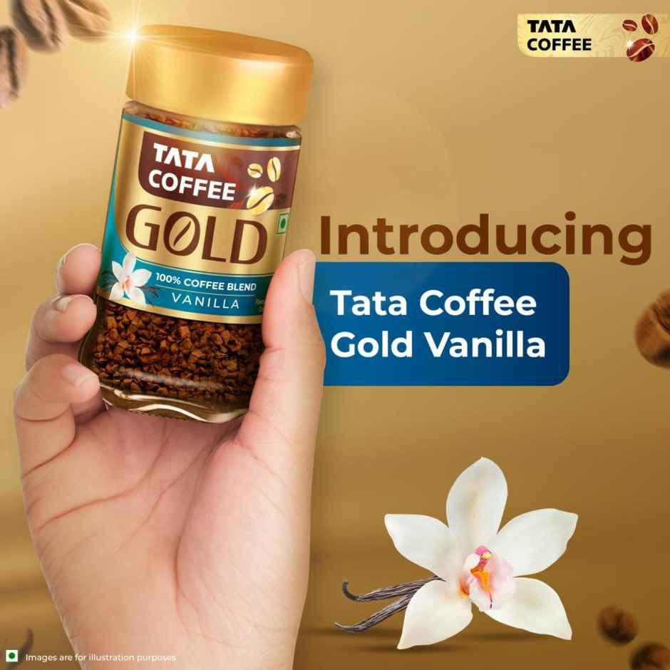 Tata Coffee Gold Vanilla Flavoured Instant Coffee