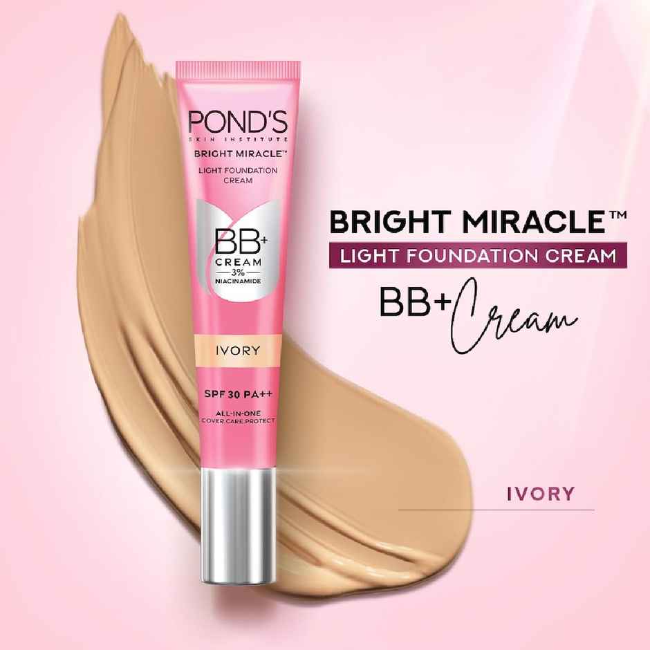Pond's  Bb+ Cream | Instant Spot Coverage | Light Make-Up Glow | Ivory 18G
