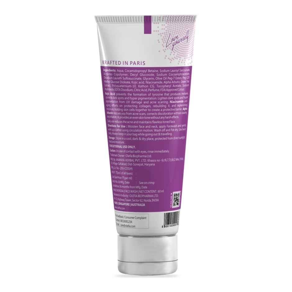 Nano White 1% Kojic Acid |1% Niacinamide & Alpha Arbutin Face Wash