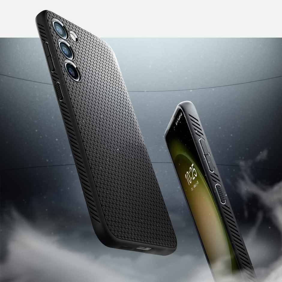 Spigen Liquid Air Back Cover Case Compatible with Galaxy S23 (TPU | Matte Black)
