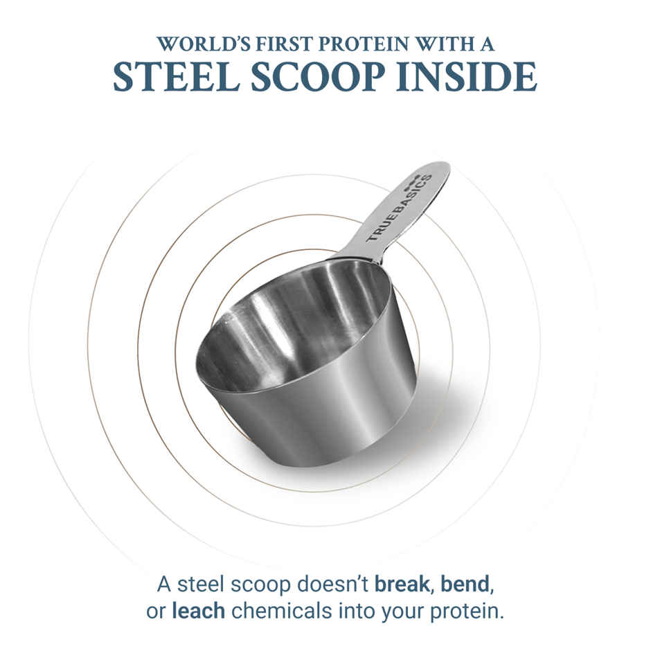 TrueBasics Clean Whey Pure Protein Isolate Powder (Chocolate)