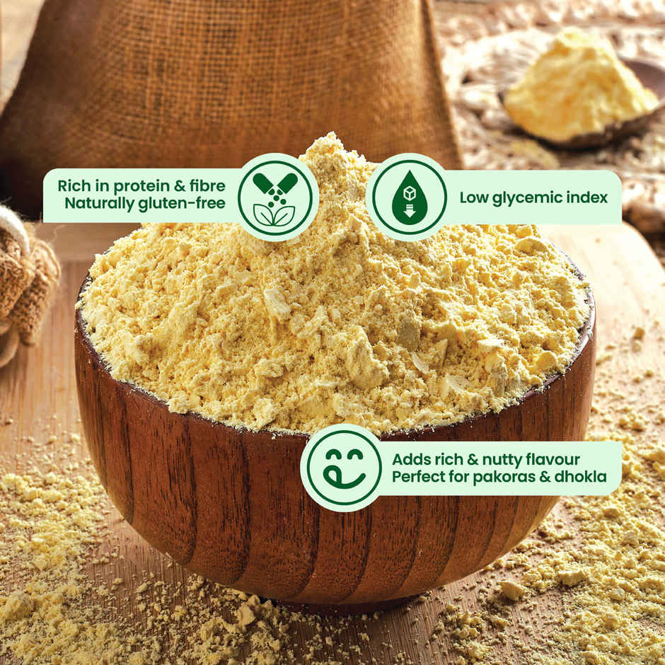 Chakki Atta(5kg), Daily Good Maida / Refined Wheat Flour(500gms) & Daily Good Besan / Gram Flour / Chana Besan(500gms) & Daily Good Sooji / Rava(500gms) Combo