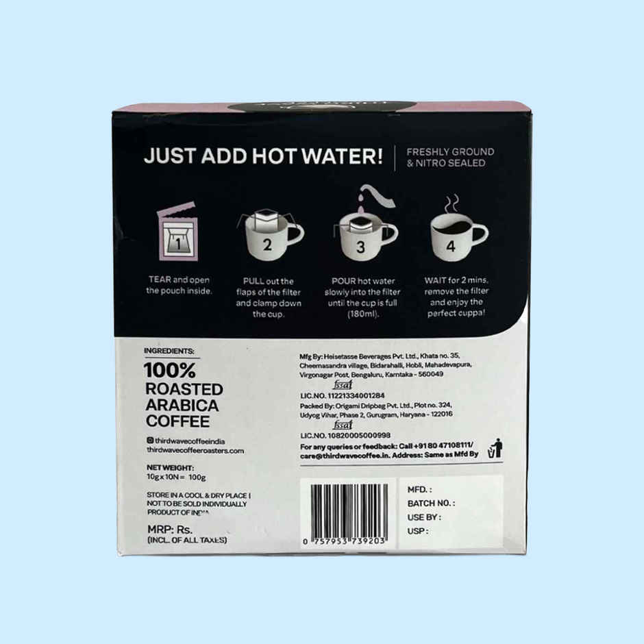 Third Wave Coffee Easy Pour Assorted Coffee Bags | Light To Dark Roast
